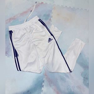 Adidas AEROREADY 3 Stripes White Joggers